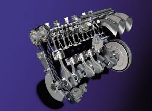 Sıralı bir motorun görüntüsü
